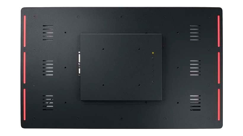 23.8" Flat Monitor,1920 x 1080,w/P-cap, front IP